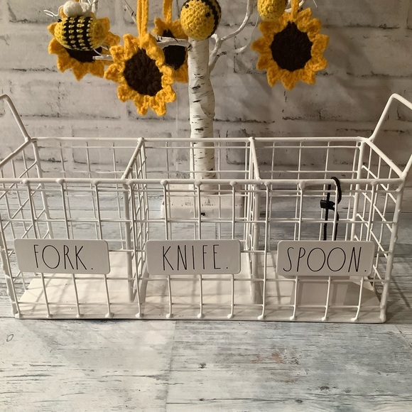 Rae Dunn Metal Utensil Holder - Picture 3 of 6